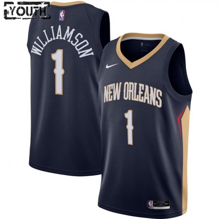 Dres New Orleans Pelicans Zion Williamson 1 2020-21 Nike Icon Edition Swingman - Dječji